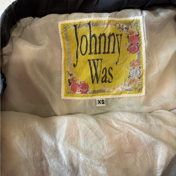 Johnny Was Womens XS Silk Skirt Pleated Boho Colorful Floral *Flaw* - Picture 2 of 8